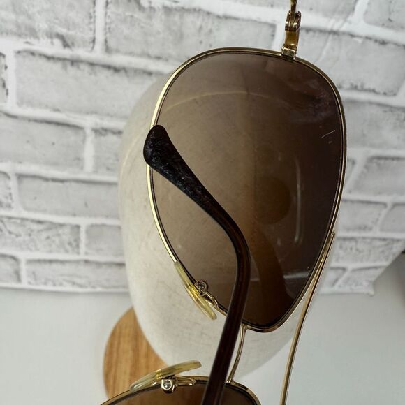 Ray-Ban Aviator Gold Gradient 3293 Sunglasses - Picture 9 of 10